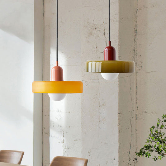 Leandro Bauhaus-Style Glass Pendant Light | Buy One, Get One