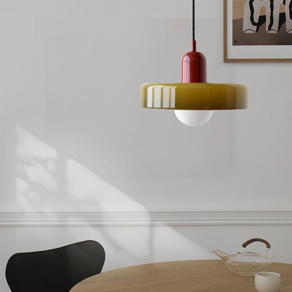 Leandro Bauhaus-Style Glass Pendant Light | Buy One, Get One