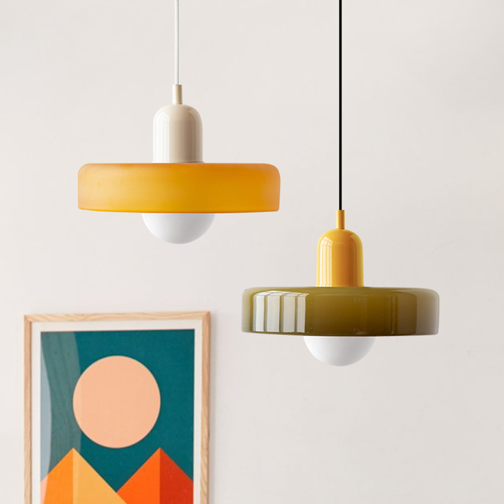 Leandro Bauhaus-Style Glass Pendant Light | Buy One, Get One