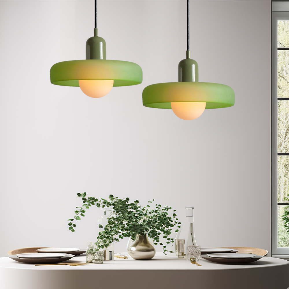 Leandro Bauhaus-Style Glass Pendant Light | Buy One, Get One