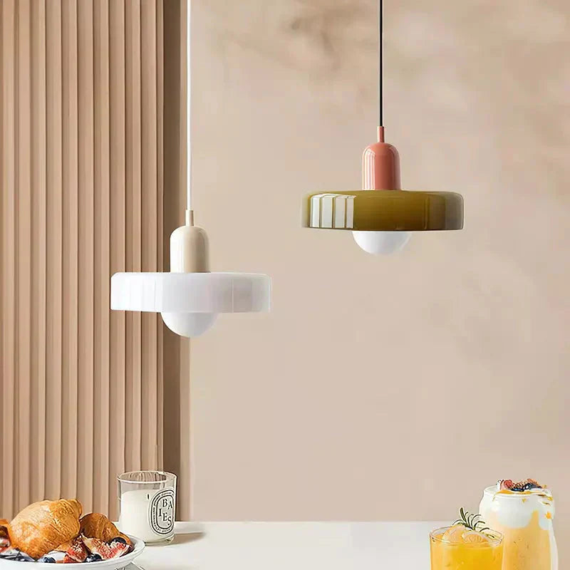 Leandro Bauhaus-Style Glass Pendant Light | Buy One, Get One