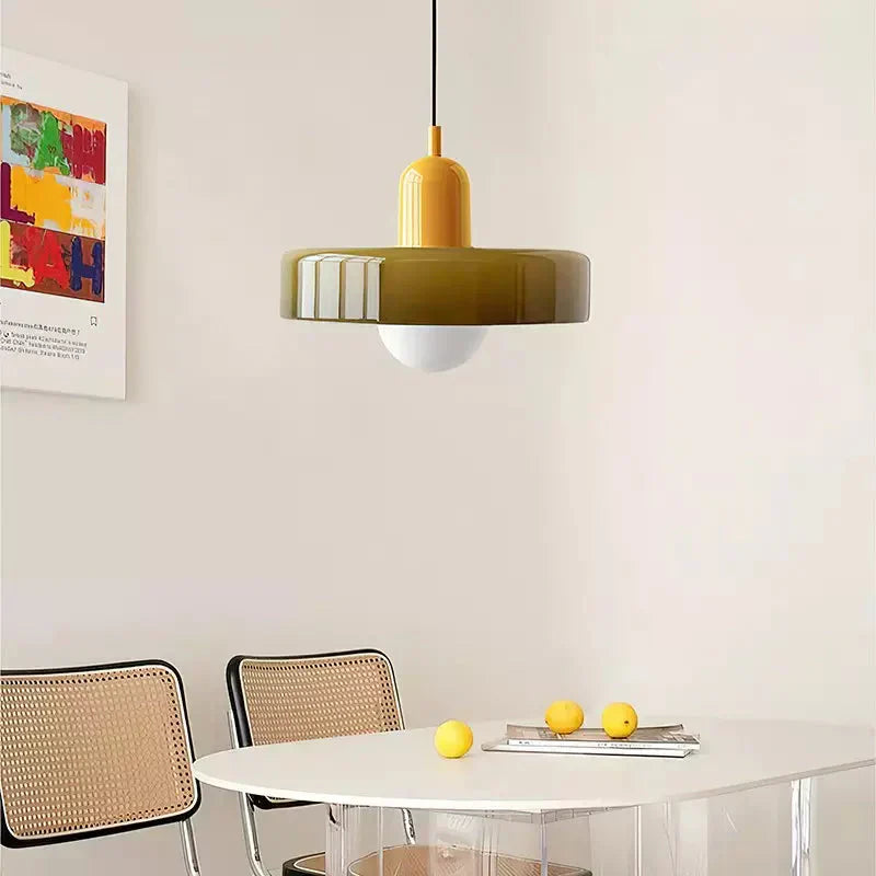 Leandro Bauhaus-Style Glass Pendant Light | Buy One, Get One