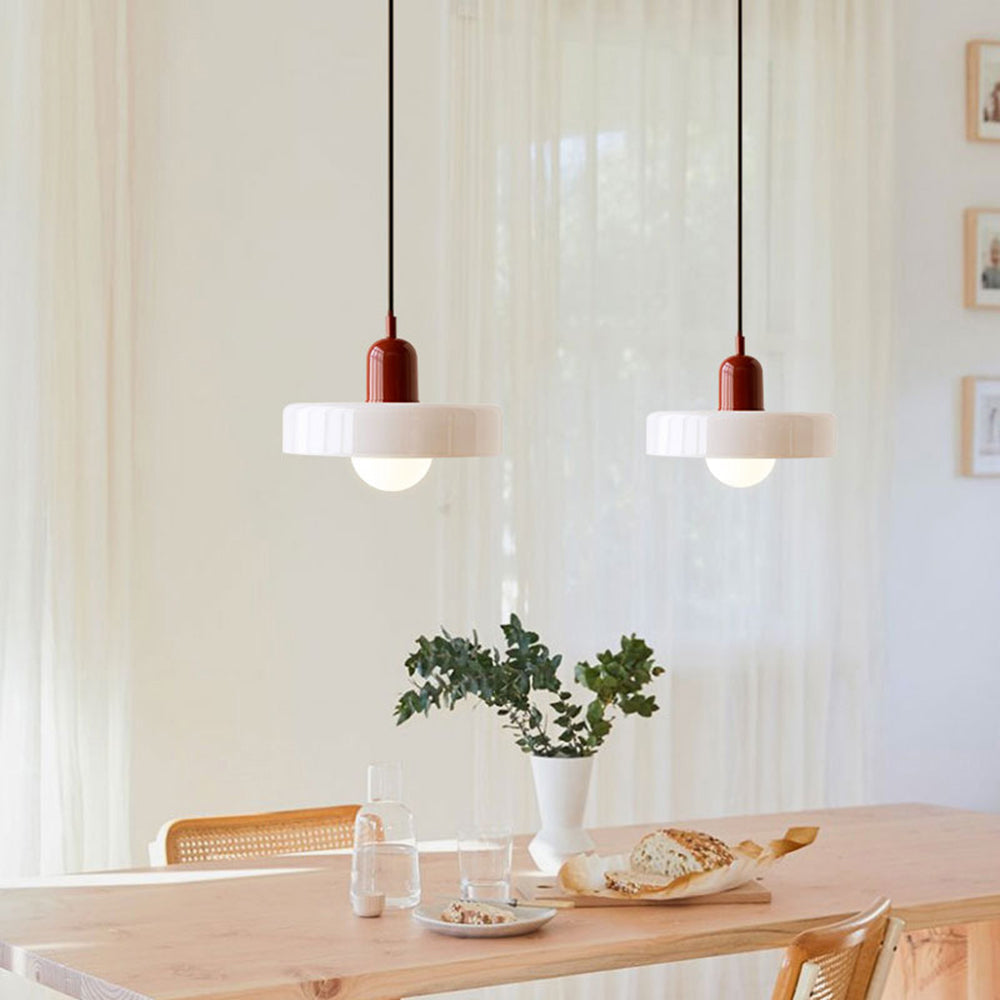 Leandro Bauhaus-Style Glass Pendant Light | Buy One, Get One