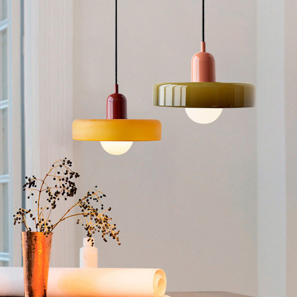 Leandro Bauhaus-Style Glass Pendant Light | Buy One, Get One