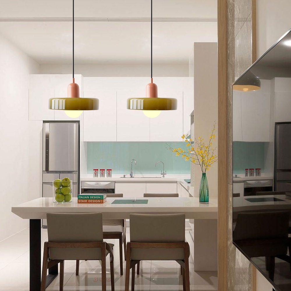 Leandro Bauhaus-Style Glass Pendant Light | Buy One, Get One