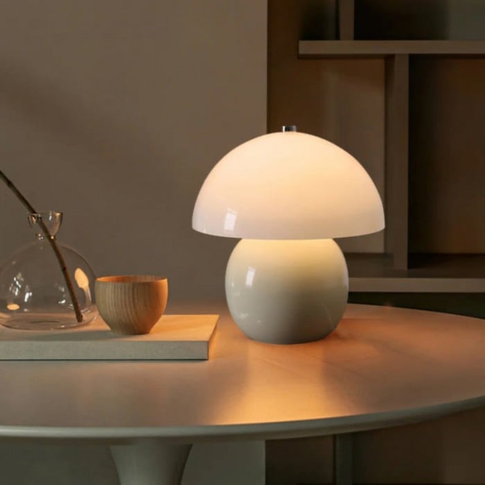 Elodie Mushroom Ceramic Table Lamp - Buy One, Get One Free!