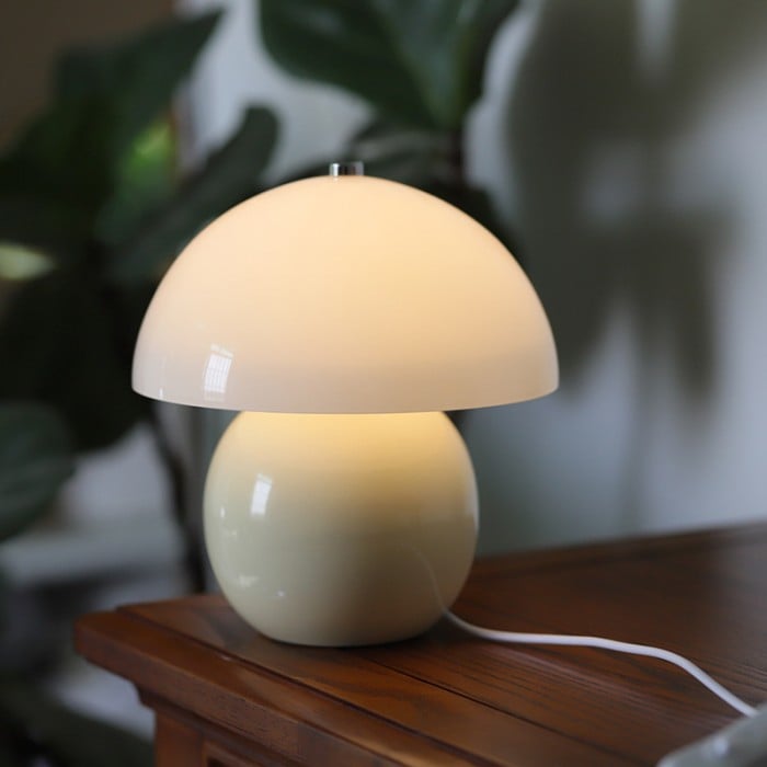 Elodie Mushroom Ceramic Table Lamp - Buy One, Get One Free!